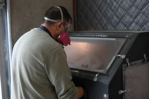 sandblasting